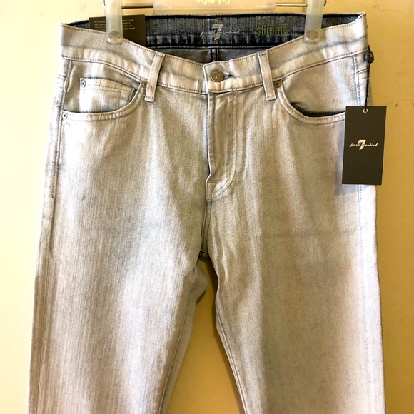 NWT 7 For All Mankind Men’s Slim Straight Pants - Picture 3 of 8